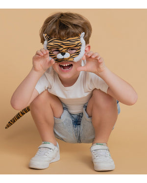 Tiger Animal Mask and Tail Set