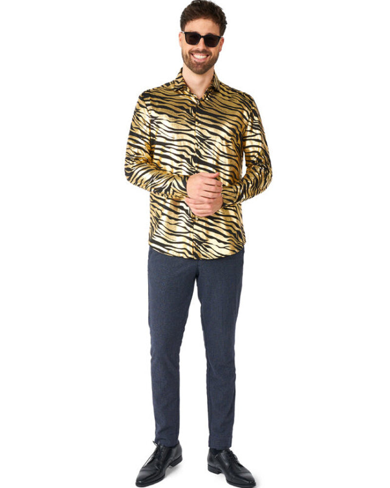 Tiger Shiner Opposuit Mens Shirt