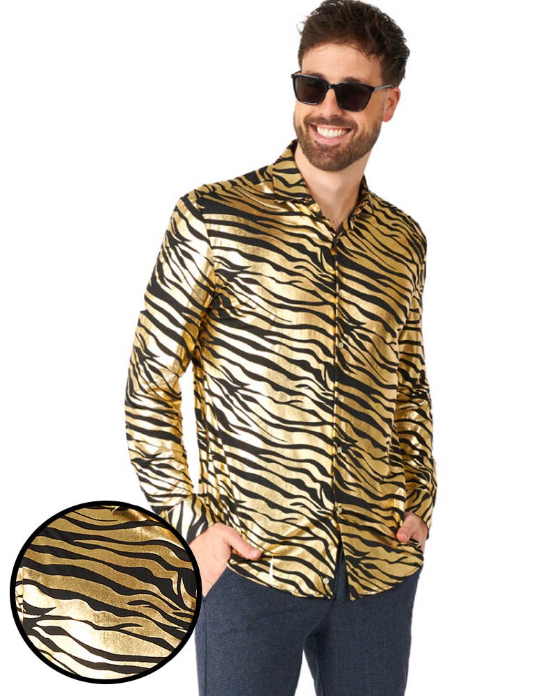 Tiger Shiner Opposuit Mens Shirt