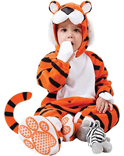Tiger Toddler Costume with Plush Zebra
