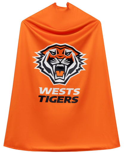 NRL Tigers Supporter Kids Cape