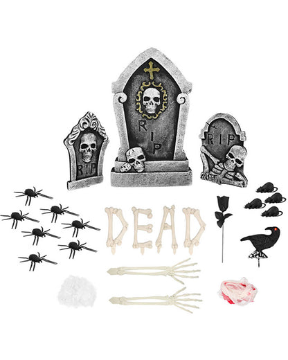 Graveyard Halloween Decoration Set