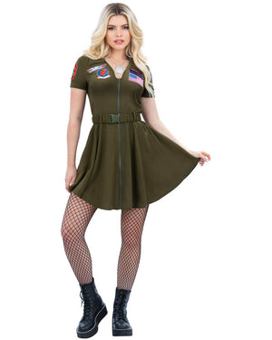 Top Gun A Line Womens Costume