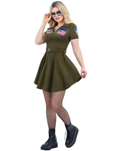 Top Gun A Line Womens Costume