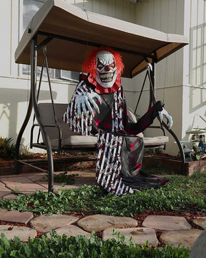 Towering Terror Clown Adult Costume or Hanging Prop
