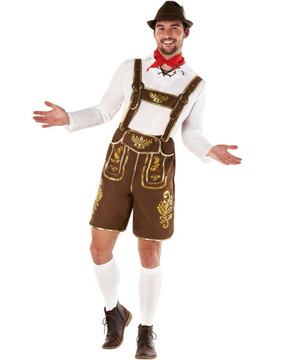 Traditional Lederhosen Mens Costume