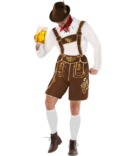 Traditional Lederhosen Mens Costume