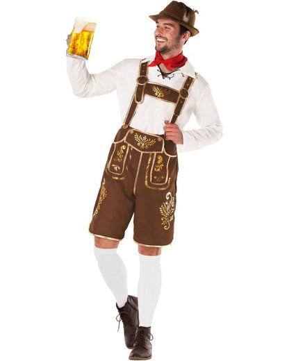 Traditional Lederhosen Mens Costume