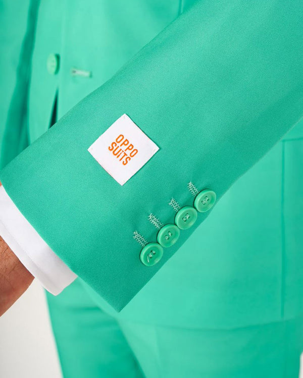 Trendy Turquoise Opposuit Premium Mens Suit