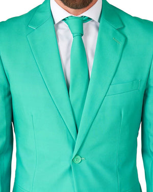 Trendy Turquoise Opposuit Premium Mens Suit