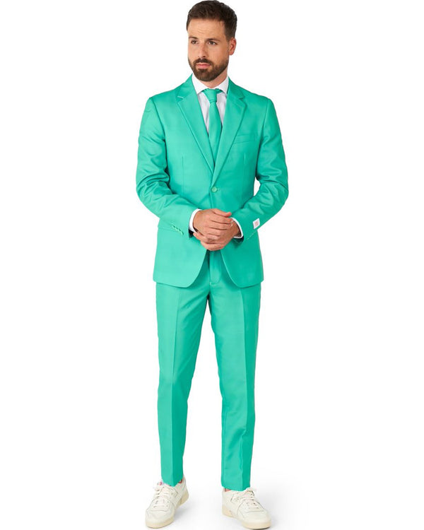 Trendy Turquoise Opposuit Premium Mens Suit