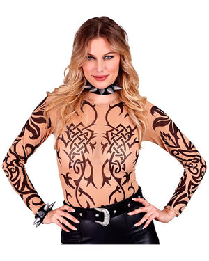 Tribal Womens Full Body Tattoo Sleeve
