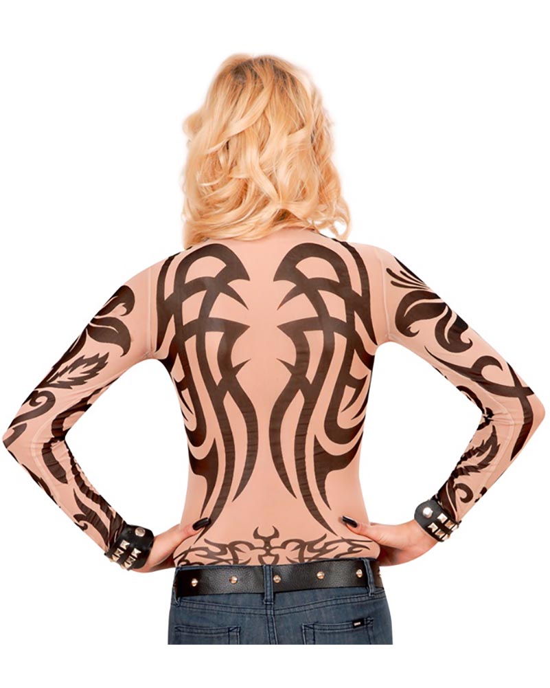 Tribal Womens Full Body Tattoo Sleeve