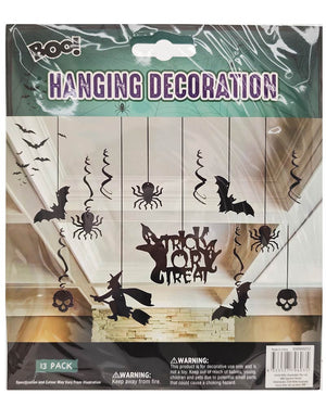 Trick or Treat Hanging Decorations Pack of 13