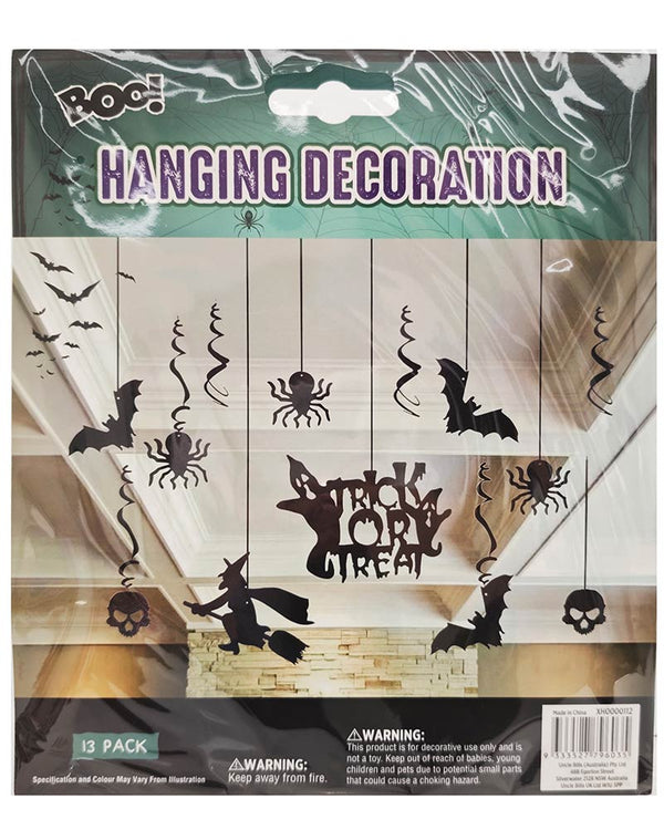 Trick or Treat Hanging Decorations Pack of 13
