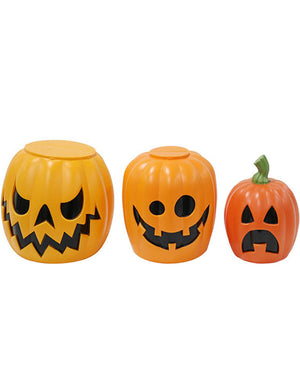 Triple Stacked Pumpkin Decoration 63cm