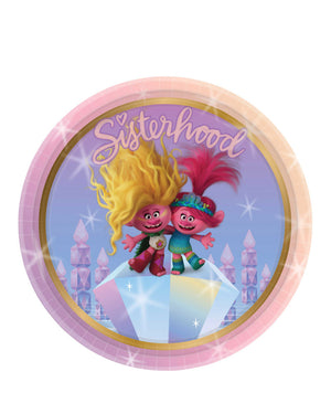 Trolls 3 Band Together 23cm Paper Plates Pack of 8