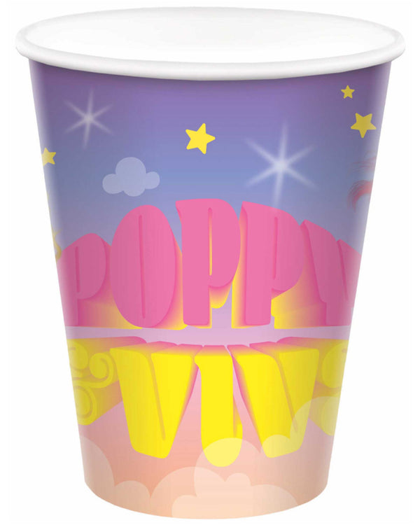 Trolls 3 Band Together 266ml Paper Cups Pack of 8