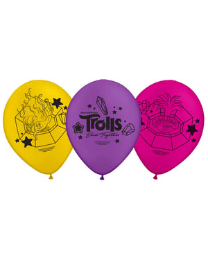 Trolls 3 Band Together 30cm Latex Balloons Pack of 6