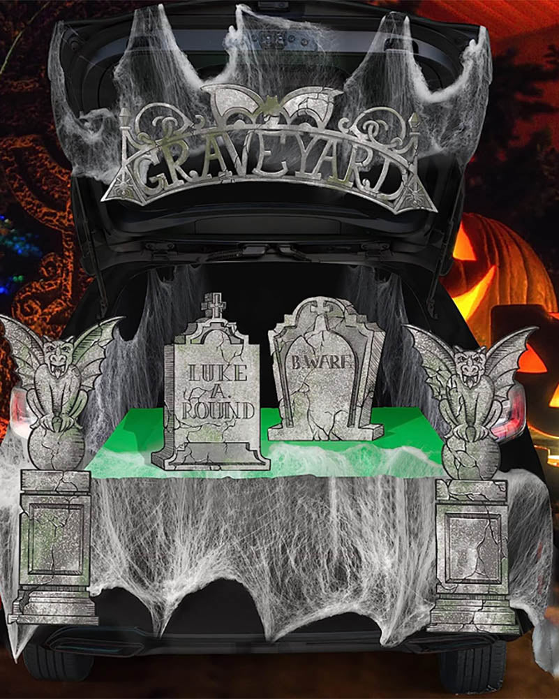 Trunk or Treat Tombstone Decoration Set