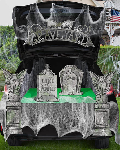 Trunk or Treat Tombstone Decoration Set