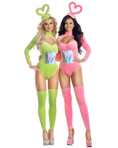 TV Baby Pink Womens Costume