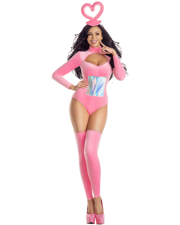 TV Baby Pink Womens Costume