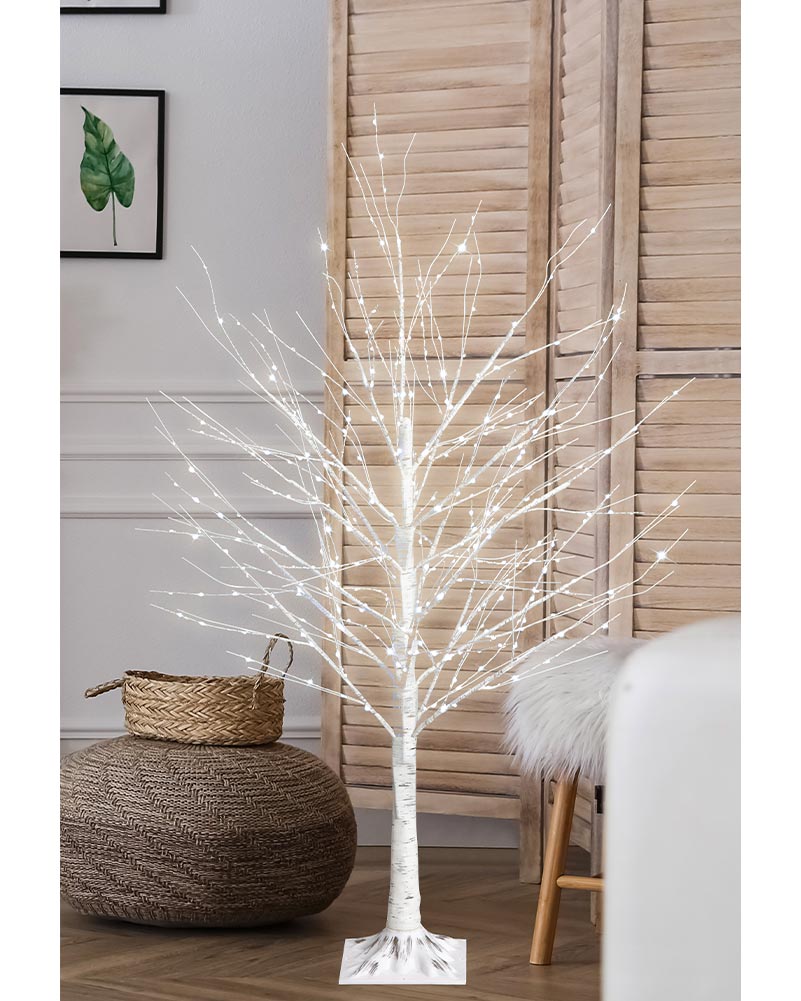 Twinkle Cool Christmas LED Micro Birch Tree 1.2m