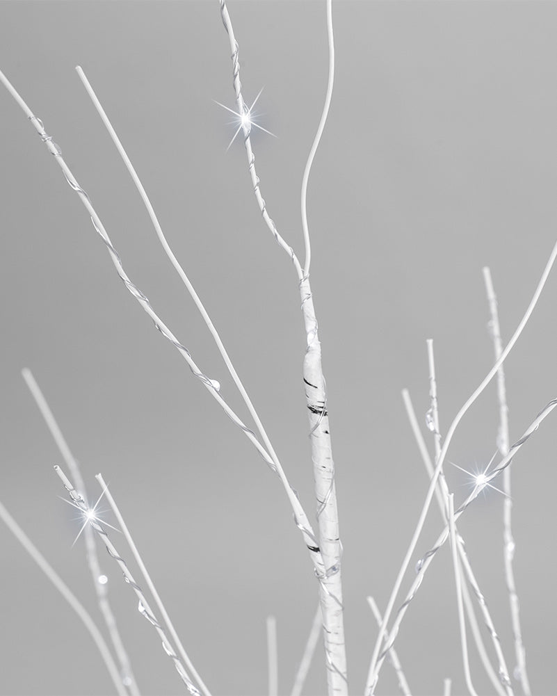 Twinkle Cool Christmas LED Micro Birch Tree 1.2m