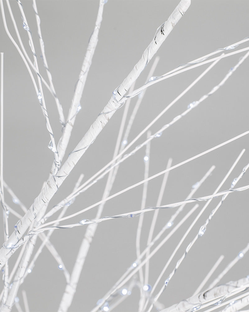 Twinkle Cool Christmas LED Micro Birch Tree 1.2m