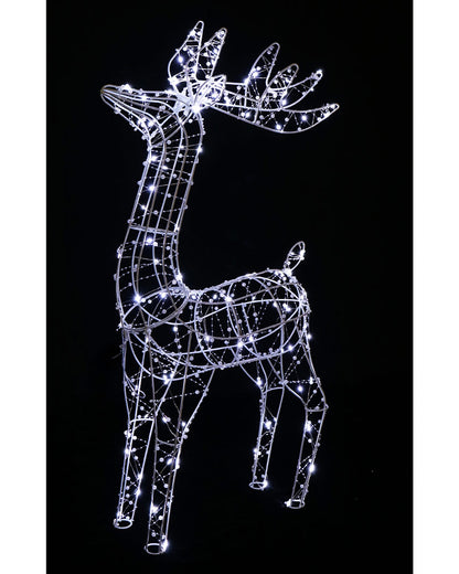 Twinkle Christmas LED Pearl Beads Stand Reindeer
