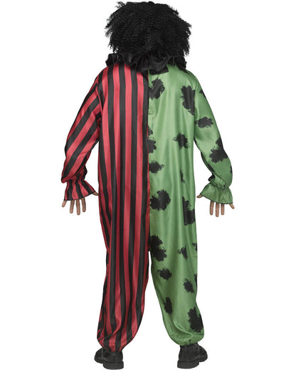Two Headed Crazy Clown Adult Costume