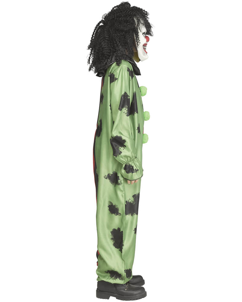 Two Headed Crazy Clown Kids Costume