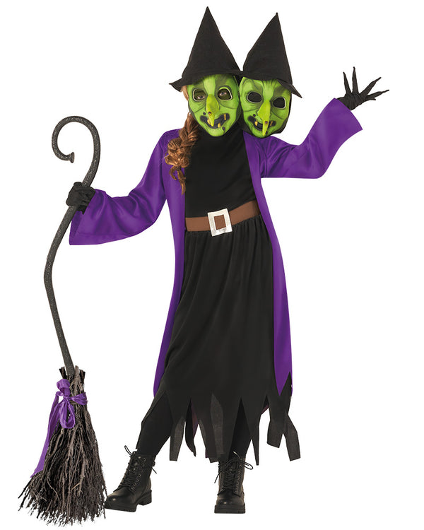 Two Headed Witch Girls Costume