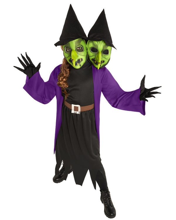 Two Headed Witch Girls Costume