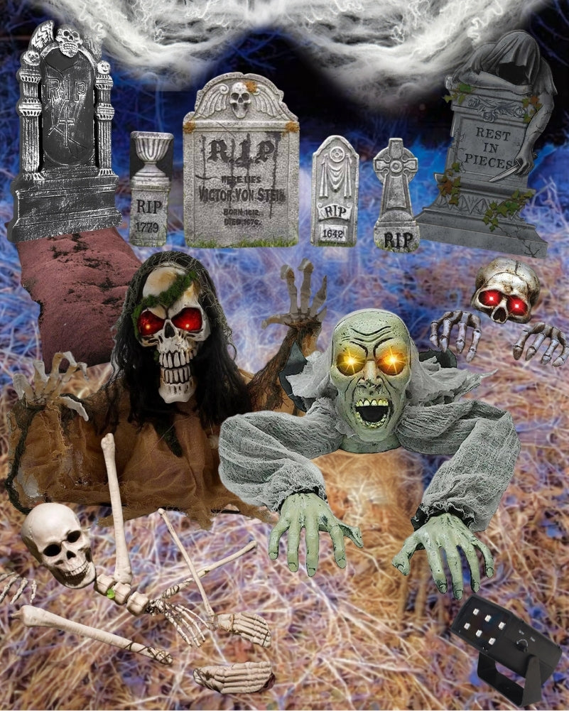 Ultimate Graveyard Kit with Grave Mound