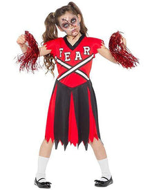 Undead Fearleader Girls Halloween Costume
