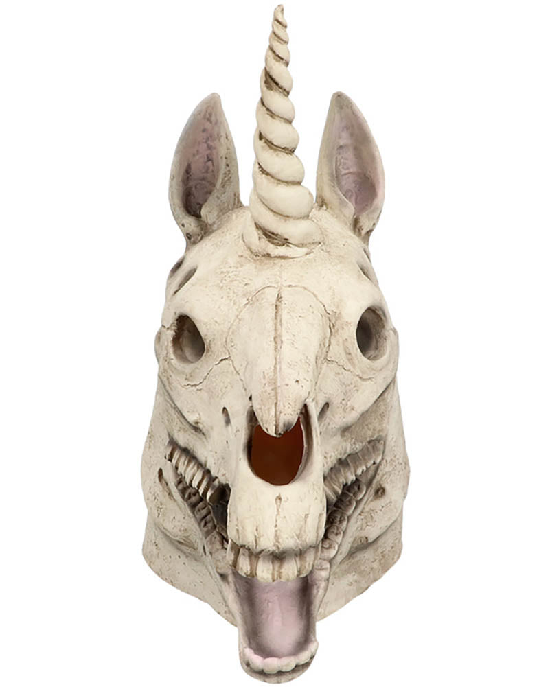Unicorn Skull Latex Mask