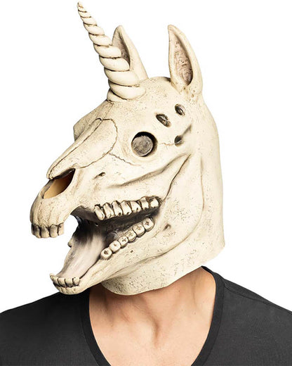 Unicorn Skull Latex Mask