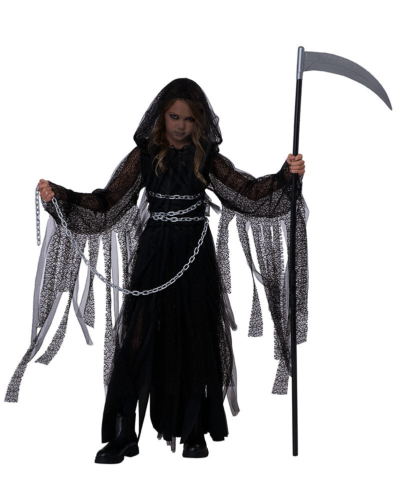 Veil of Grim Reaper Girls Costume