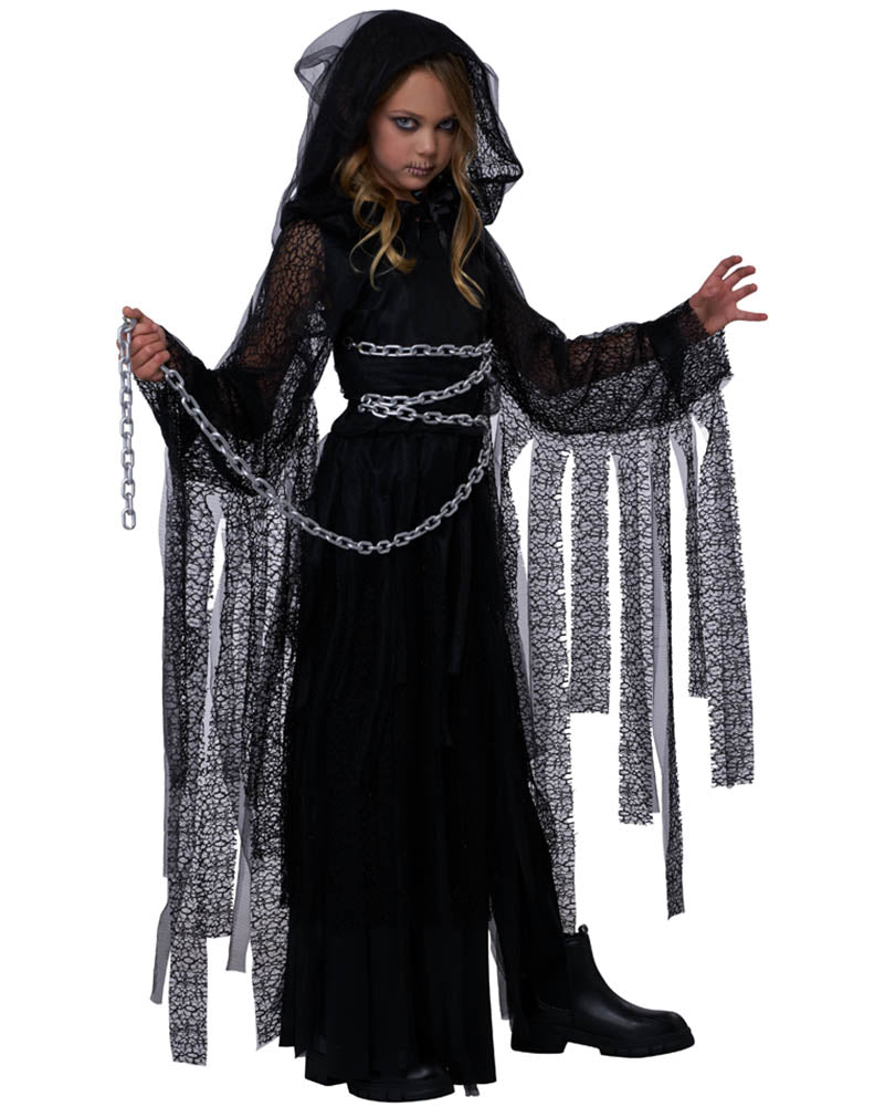 Veil of Grim Reaper Girls Costume