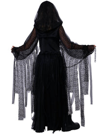 Veil of Grim Reaper Girls Halloween Costume