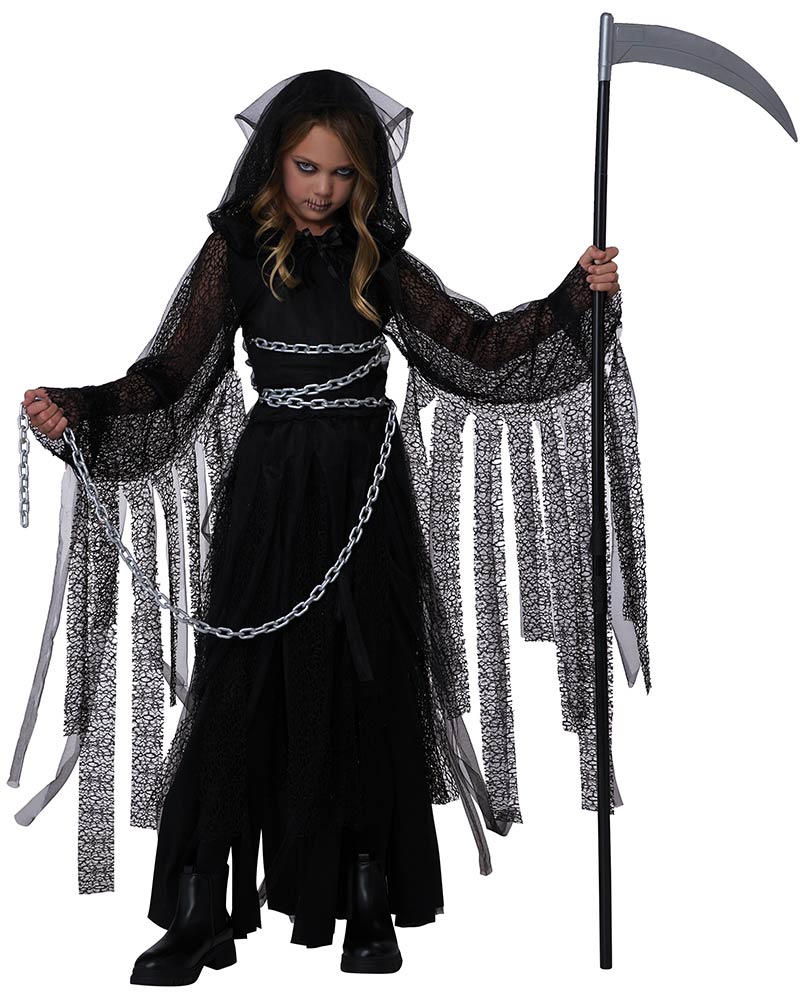 Veil of Grim Reaper Girls Costume