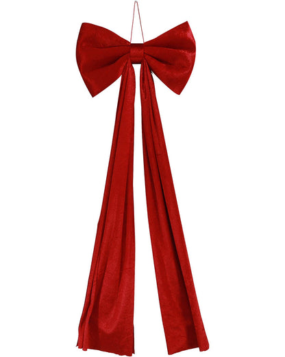 Christmas Red Velvet Bow 1.1m