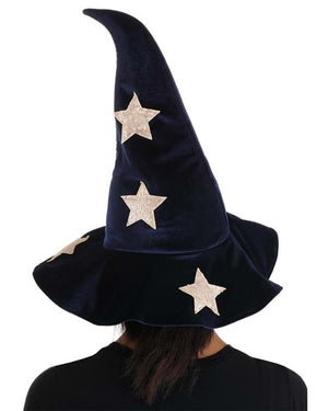 Velvet Stars Witch Hat