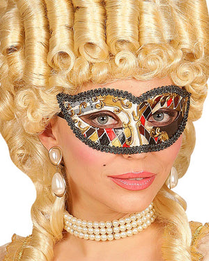 Venetian Harlequin Eye Mask
