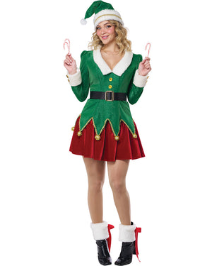 Very Merry Elf Womens Christmas Costume