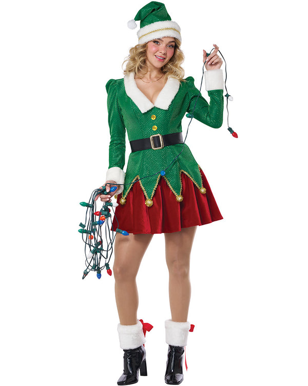 Very Merry Elf Womens Christmas Costume