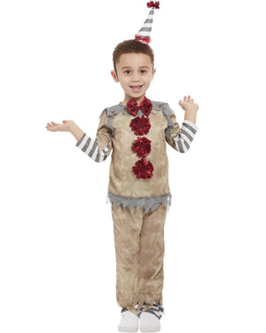 Vintage Clown Toddler Costume