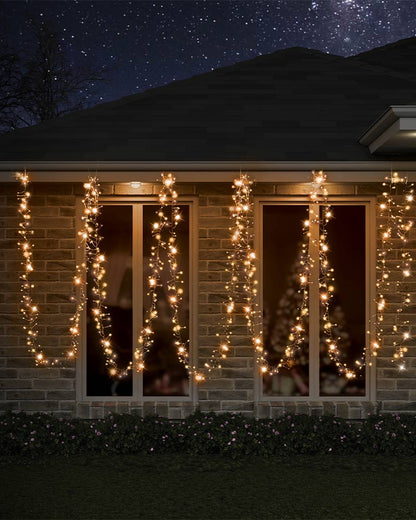 Vintage Gold 720 Piece LED Cluster Lights 10.4m